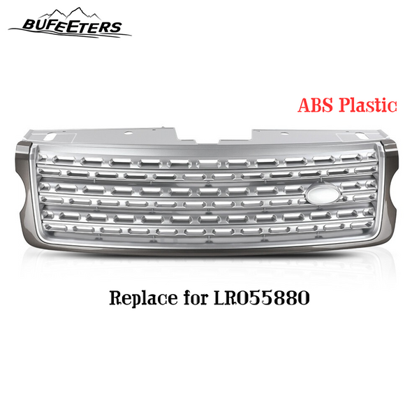 BUFEETERS Front Bumper Upper Chrome Grille Fit For 2013 2014 2015 2016 2017 Land Rover Range Rover,Mesh Style
