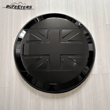 BUFEETERS Rear Spare Tire Cover Fit For 2020 2021 2022 2023 2024 2025 Land Rover Defender 90/110/130 Wheel Cover,Santorini Black&Gloss Black
