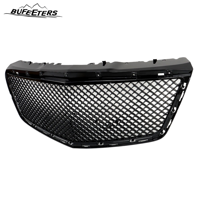 BUFEETERS  Front Bumper Hood Grille Fit For 2014 2015 2016 2017 2018 2019 Cadillac CTS Sedan,Mesh Style,Black