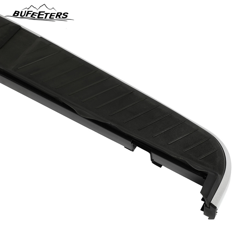 BUFEETERS  Side Step Running Board Nerf Bar Fit For 2006 2007 2008 2009 2010 2011 2012 2013 Land Rover Range Rover Sport,Black&Silver