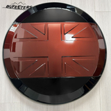 BUFEETERS Rear Spare Tire Cover Fit For 2020 2021 2022 2023 2024 2025 Land Rover Defender 90/110/130 Wheel Cover,Sedona Red&Gloss Black