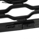 BUFEETERS  Front Bumper Upper Grille Fit For 2018 2019 2020 2021 2022 2023 Land Rover Range Rover Velar,Honeycomb Style,Gloss Black