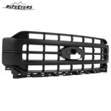 BUFEETERS Front bumper Upper Grille Fit For 2021 2022 2023 Ford F-150 Lariat,Factory Style,Matte Black
