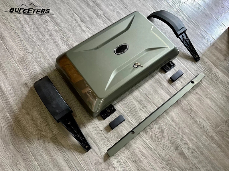 BUFEETERS Side Mounted Gear Carrier Box Fit For 2020 2021 2022 2023 2024 Defender 130 110 90,Pangea Green