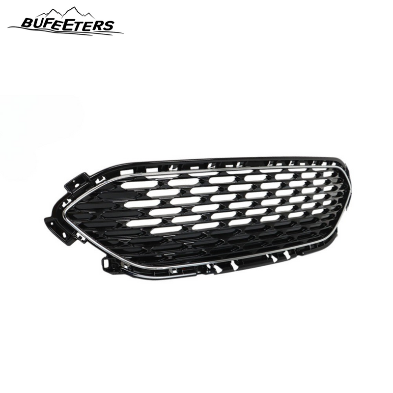 BUFEETERS  Front Bumper Upper Grille W/Chrome Trim Fit For 2020 2021 2022 Ford Escape,Honeycomb Style,Chrome&Gloss Black
