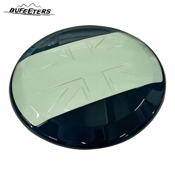 BUFEETERS Rear Spare Tire Cover Fit For 2020 2021 2022 2023 2024 2025 Land Rover Defender 90/110/130 Wheel Cover,Grasmere Green&Gloss Black