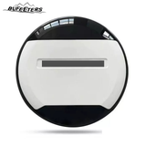 BUFEETERS Rear Spare Tire Cover Fit For 2020-2025 Land Rover Defender 90/110/130 L663 L851 Wheel Cover,Fuji White&Gloss Black&White Letters