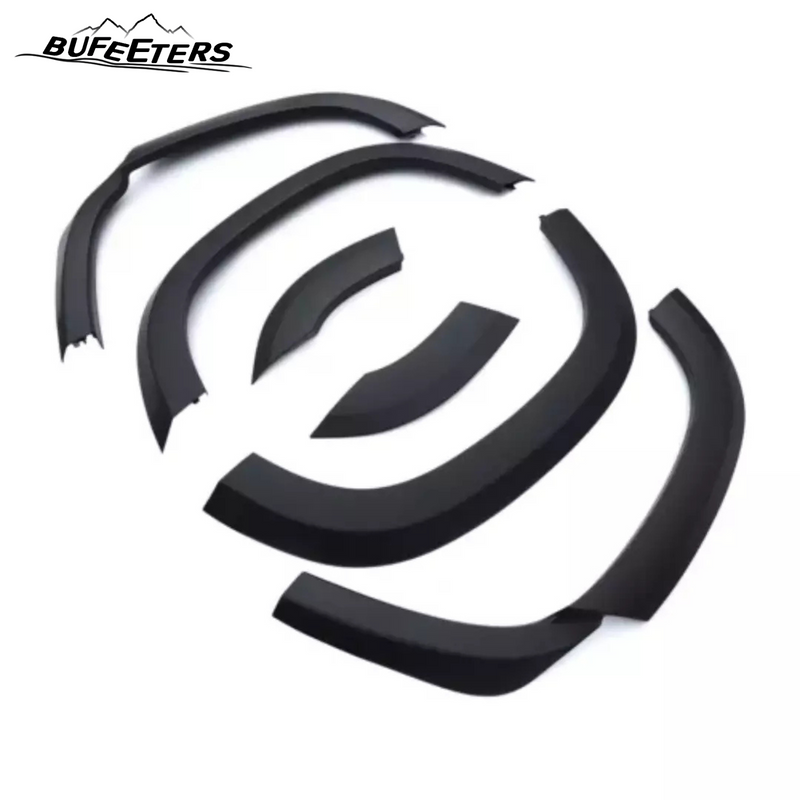 BUFEETERS Set Fender Flare Wheel Eyebrow Arch Trim Fit For 2020 2021 2022 2023 2024 2025 Land Rover Defender 110,Matte Black