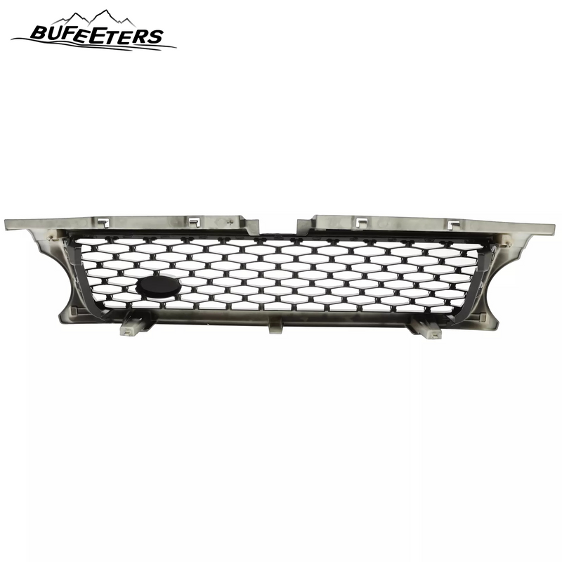 BUFEETERS  Front Grille Air Side Vent Set Fit For 2010 2011 2012 2013 Land Rover Range Rover Sport L320,Honeycomb Style,Gloss Black