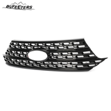 BUFEETERS Front Radiator Grille Overlay Cover Fit For 2020 2021 2022 2023 2024 Ford Explorer Base XLT,Mesh Style,Gloss Black