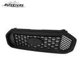 BUFEETERS Front Bumper Upper Grille Fit For 2019 2020 2021 2022 2023 Ford Ranger,Honeycomb Style,Matte Black