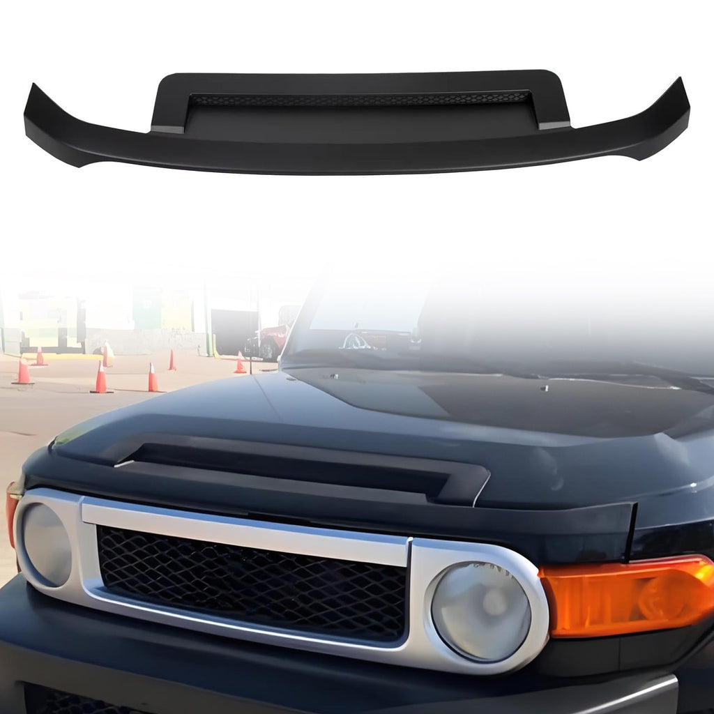 For 2007-2014 Toyota FJ Cruiser Black Painted Hood Molding Trim Moulding New