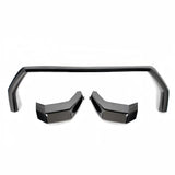 BUFEETERS Front Bumper Grille Trim Molding Fit For Toyota Tundra 2022-2024,Gloss Black