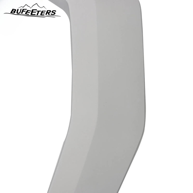 BUFEETERS Front Grille Outer Frame Suround Fit For 2019 2020 2021 GMC Sierra 1500,Factory Style,Matte Silver