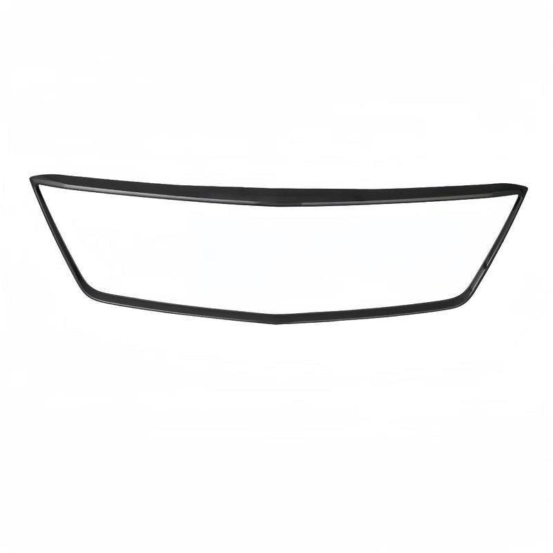 BUFEETERS  Front Upper Grille With Frame Fit For 2019 2020 Cadillac CT6,Honeycomb Style,Gloss Black
