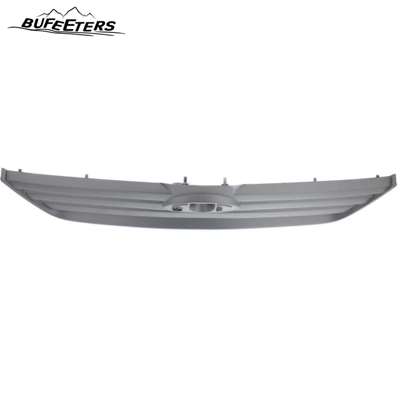 BUFEETERS Front Bumper Upper Grille Fit For 2010 2011 2013 Ford Transit Connect,Horizontal Billet Style,Platinum Primed