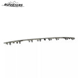 BUFEETERS Front Grille Molding Trim Cover Fit For 2020 2021 2022 2023 Toyota Highlander,Factory Style,Gloss Black