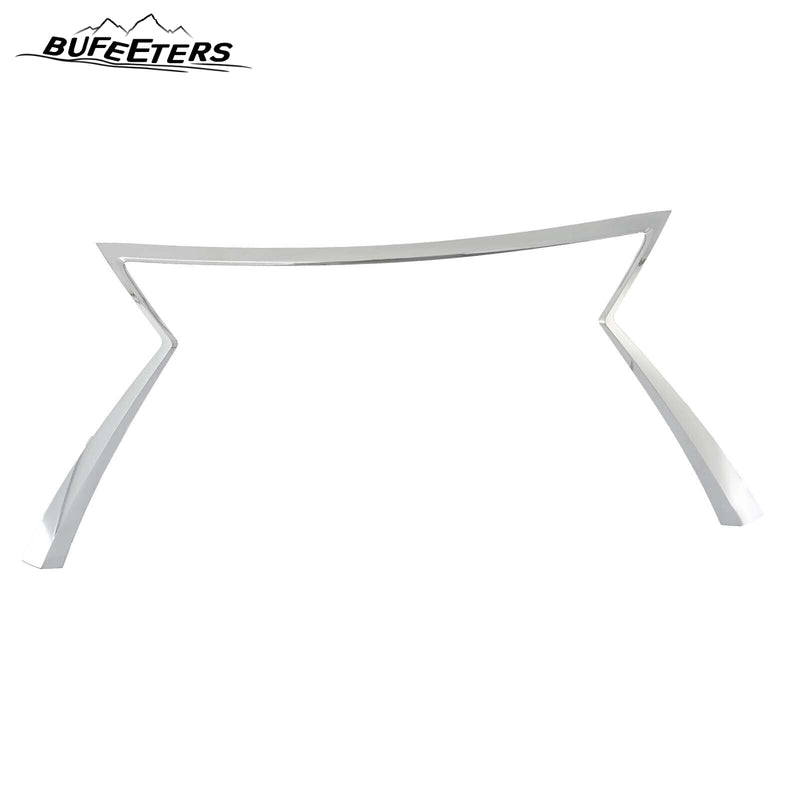 BUFEETERS  2PCS Front Grille Upper & Lower Molding Trim Chrome Fit For 2016 2017 2018 2019 Lexus RX350 RX450h,Factory Style