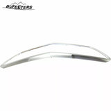 BUFEETERS  Front Bumper Upper Grille Frame Fit For 2015 2016 2017 2018 2019 Cadillac CTS Sedan,Factory Style,Satin Silver
