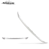 BUFEETERS    Front Bumper Grille Molding Hood Trim Fit For 2019 2020 Hyundai Santa Fe,Silver