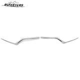 BUFEETERS Front Trim Grille Headlight Molding Fit For 2017 2018 2019 Honda CRV CR-V,Factory Style,Chrome