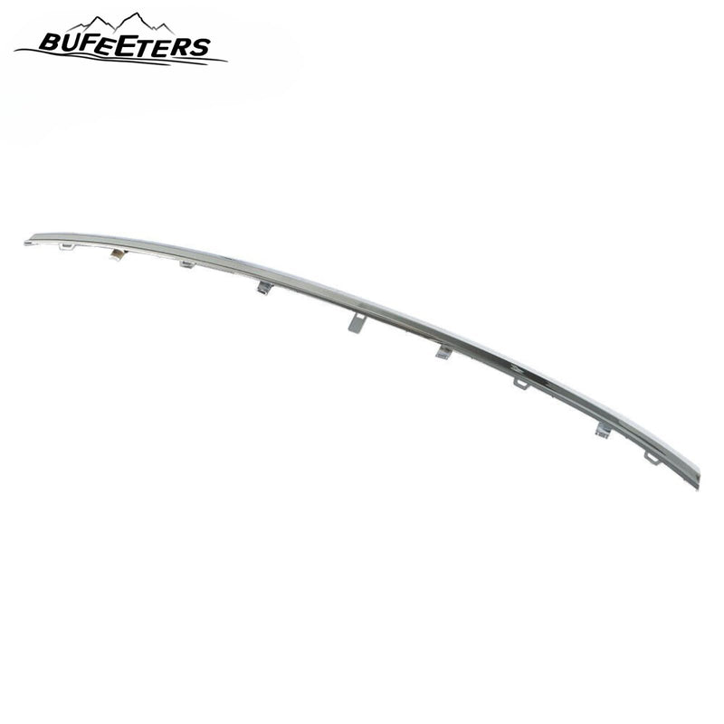 BUFEETERS Front Upper Chrome Grille Molding Trim Fit For 2011 2012 2013 2014 Ford Edge