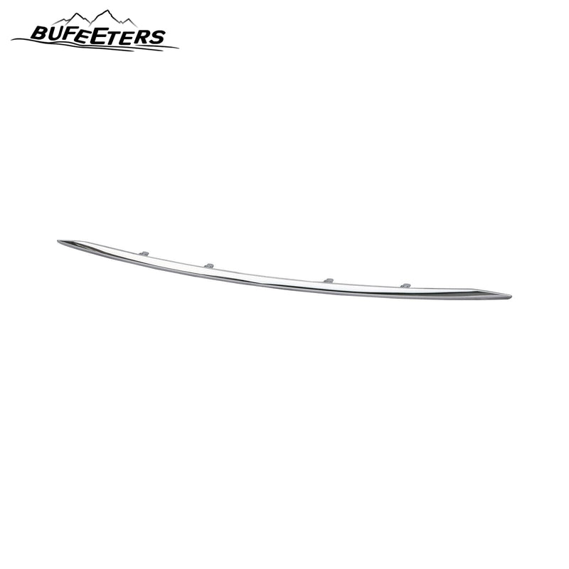 BUFEETERS Front Bumper Lower Grille + Chrome Molding Trim Fit For 2014 2015 2016 Nissan Rogue,Honeycomb Style,Chrome&Black