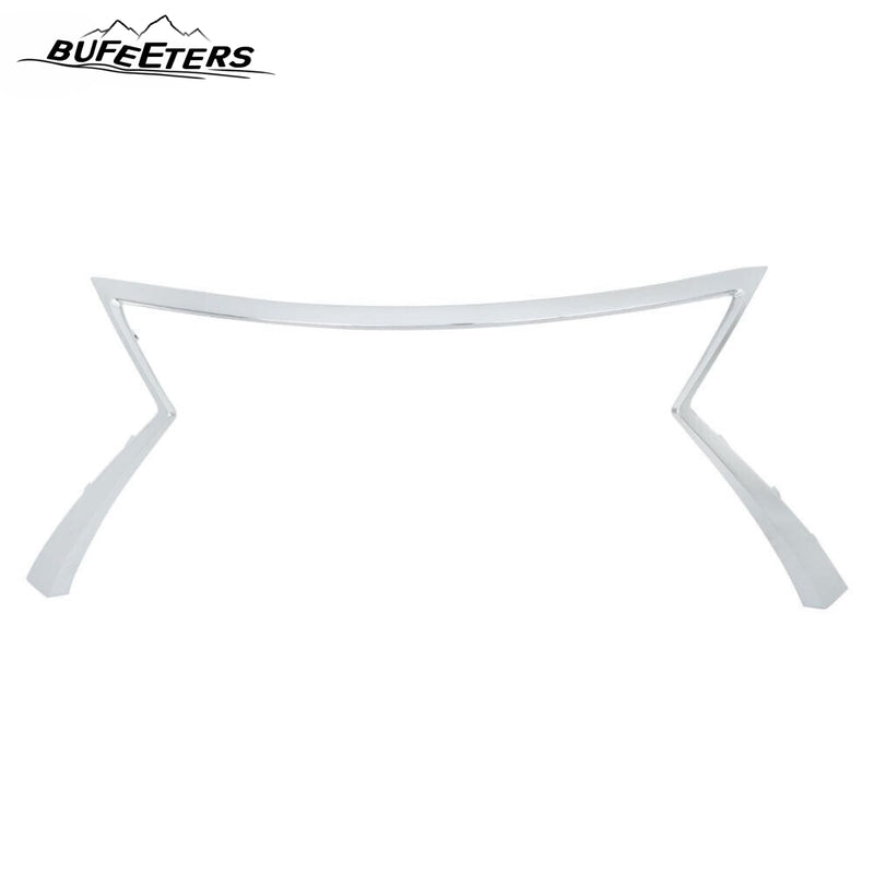 BUFEETERS  4PCS Front Bumper Upper Lower Grille Trim W/O Camera Hole Fit For 2016 2017 2018 2019 Lexus RX350 RX450h,Factory Style,Chrome&Black&Dark Gray