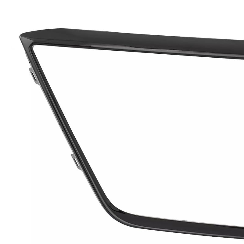 BUFEETERS  Front Upper Grille With Frame Fit For 2019 2020 Cadillac CT6,Honeycomb Style,Gloss Black