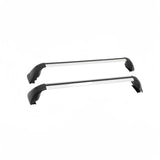 BUFEETERS  Roof Rack Cross Bars Crossbars Fit For Toyota Corolla Hatchback 2019 2020 2021 2022 2023,Silver+Black,165 lbs