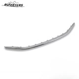 BUFEETERS  11PCS Front Grille Foglight&Bezels&Brackets Set Fit For 2013 2014 2015 Honda Civic Sedan,Factory Style,Chrome&Black