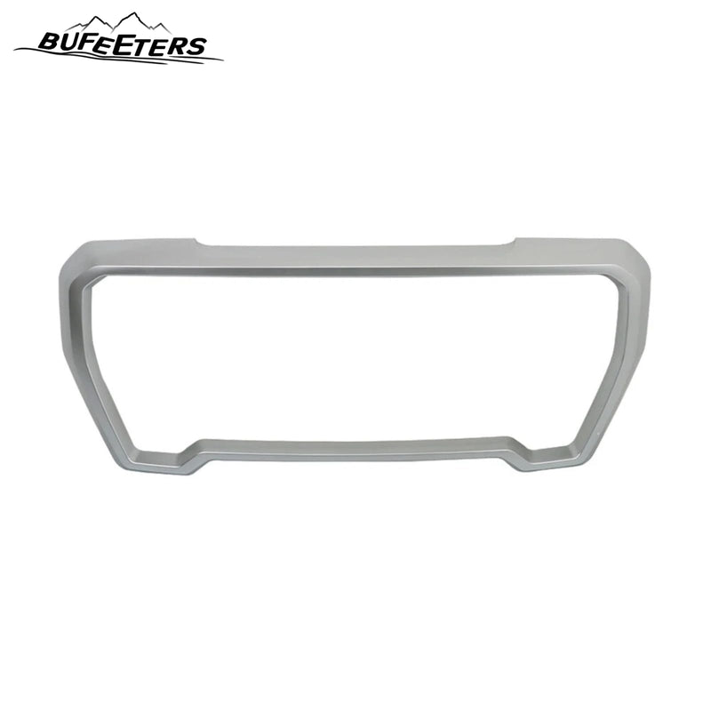 BUFEETERS Front Grille Outer Frame Suround Fit For 2019 2020 2021 GMC Sierra 1500,Factory Style,Chrome