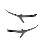 BUFEETERS   Front Bumper Upper Grille W/Trim Fit For 2022 2023 Chevy Equinox,RS Style,Gloss Black