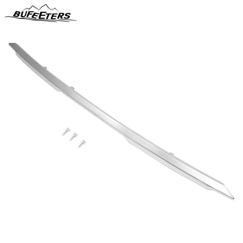 BUFEETERS Front Bumper Lower Grille Chrome Molding Trim Fit For 2017 2018 2019 2020 Nissan Rogue