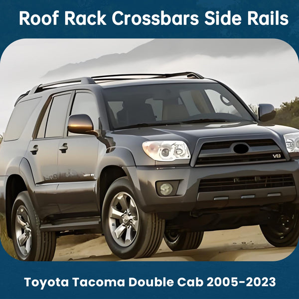 BLACK ROOF RAILS RACK END COVER SHELL FIT FOR TOYOTA 4RUNNER N210 2003-2009 NEW