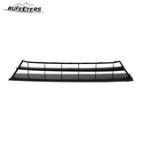 BUFEETERS  6PCS Front Bumper Upper Lower Grille w/ Fog Light Covers Fit For 2016 2017 2018 Honda Civic Sedan,Factory Style,Chrome&Black