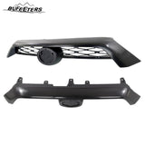 BUFEETERS  9PCS Front Bumper Grille Assembly Body Kits Fit For 2014 2015 2016 2017 2018 2019 2020 Toyota 4Runner Limited,Factory Style,Black
