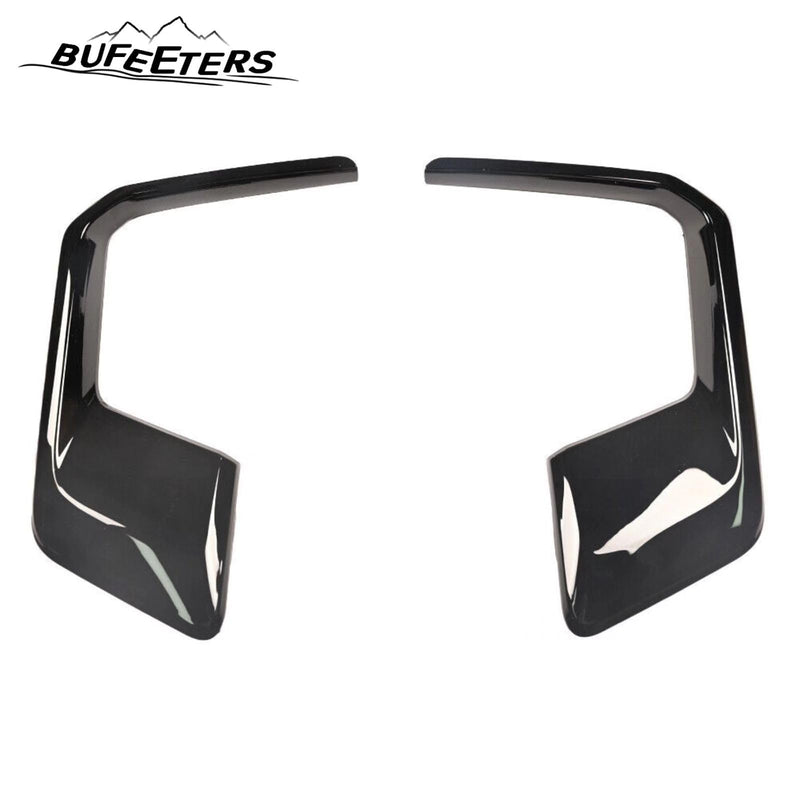 BUFEETERS Front Grille Grill Hood Trim Molding Set Fit For 2021 2022 2023 GMC Yukon/XL Denali,Gloss Black