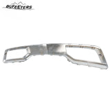 BUFEETERS Front Bumper Fascia Skid Plate Fit For 2019 2020 2021 Chevrolet Silverado 1500,Chrome&Silver