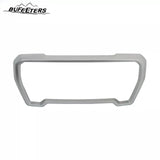 BUFEETERS Front Grille Outer Frame Suround Fit For 2019 2020 2021 GMC Sierra 1500,Factory Style,Matte Silver