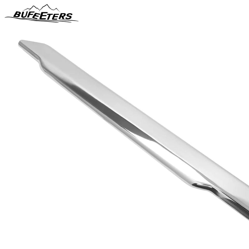 BUFEETERS Front Bumper Lower Grille Chrome Molding Trim Fit For 2017 2018 2019 2020 Nissan Rogue