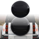 BUFEETERS Rear Spare Tire Cover For 2020 2021 2022 2023 2024 2025 Land Rover Defender  90/110/130 L663 L851 Wheel Cover,Gloss Black
