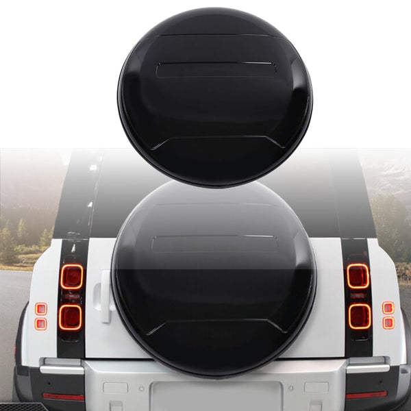 Rear Spare Tire Cover For 2020-2024 Land Rover Defender  90/110/130 Wheel Cover Gloss Black