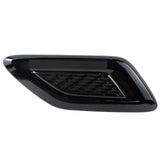 BUFEETERS 2PCS Front Hood Vent Air Grille Cover Fit For Range Rover Sport 2014 2015 2016 2017,Gloss Black