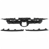 BUFEETERS  Front Bumper Radiator Upper Lower Grille Mount Bracket Fit For Toyota RAV4 2019-2020,Black