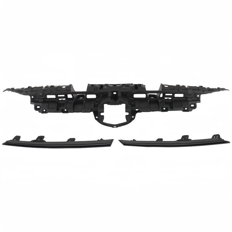 BUFEETERS  Front Bumper Radiator Upper Lower Grille Mount Bracket Fit For Toyota RAV4 2019-2020,Black