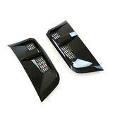 Glossy Black Side Fender Vent Wing Cover Fit For 2020-2024 Land Rover Defender 90/110