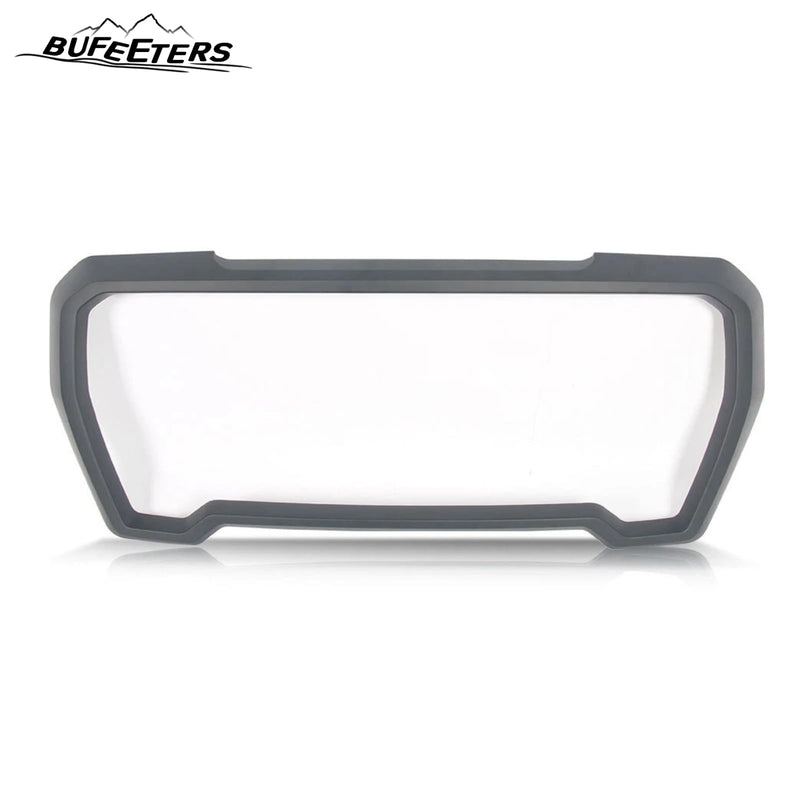 BUFEETERS Front Grille Outer Frame Suround Fit For 2019 2020 2021 GMC Sierra 1500,Factory Style,Matte Black