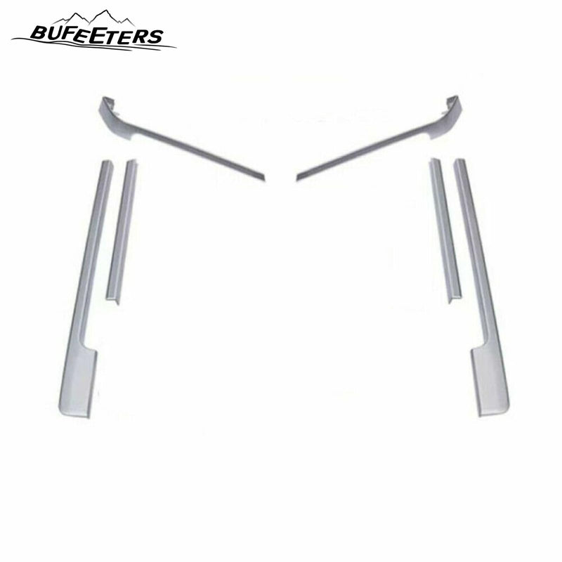 BUFEETERS Door Side Body Molding Trim Strip Kit Fit For 2013 2014 2015 2016 2017 2018 2019 2020 2021 2022 Range Rover Vogue L405,Sliver