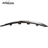 BUFEETERS    Front Bumper Grille W/o Camera Hole Fit For 2017 2018 Hyundai Santa Fe Sport,Horizontal Billet Style,Chrome&Gray